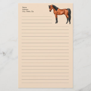 Egyptisch Arabisch paard Briefpapier