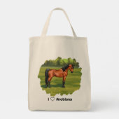 Egyptisch Arabisch paard Tote Bag (Achterkant)