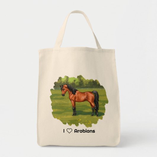 Egyptisch Arabisch paard Tote Bag (Voorkant)