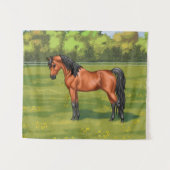 Egyptisch Arabisch paard Wandkleed (Voorkant (horizontaal))