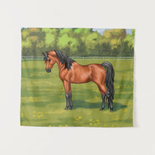 Egyptisch Arabisch paard Wandkleed
