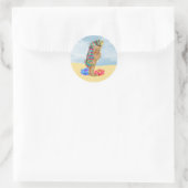 Egyptisch Baby shower Sticker met  Baby (Tas)