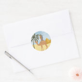 Egyptisch Baby shower Sticker met  Baby (Envelop)