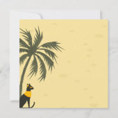 Egyptisch Baby shower Uitnodiging  Baby (Achterkant)