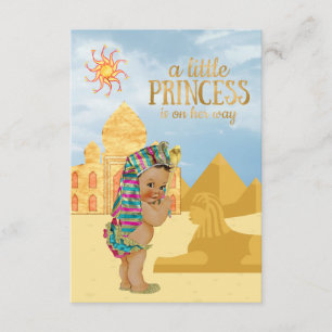 Egyptisch Baby shower Uitnodiging Egyptisch Prinse