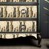 Egyptisch Bastet Kat God Hieroglyfisch Tissuepapier