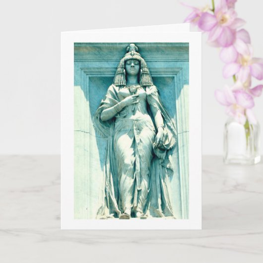 Egyptisch Beeld in het Museum van Caïro Kaart (Orchidee)