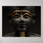 Egyptisch beeld van Osiris Poster (Voorkant)