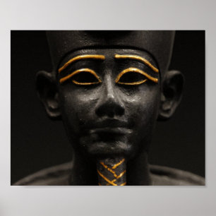 Egyptisch beeld van Osiris Poster