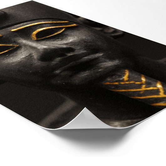 Egyptisch beeld van Osiris Poster (Hoek)