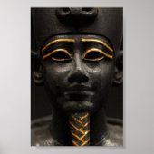 Egyptisch beeld van Osiris Poster (Voorkant)