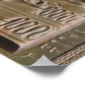 Egyptisch beeldmateriaal in het Museum van New Yor Poster (Hoek)