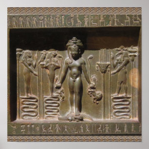 Egyptisch beeldmateriaal in het Museum van New Yor Poster