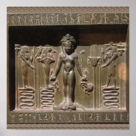 Egyptisch beeldmateriaal in het Museum van New Yor Poster (Voorkant)