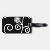 Egyptisch Bloemontwerp Bagagelabel (Achterkant horizontaal)