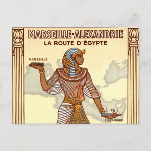  Egyptisch Briefkaart (Voorkant)