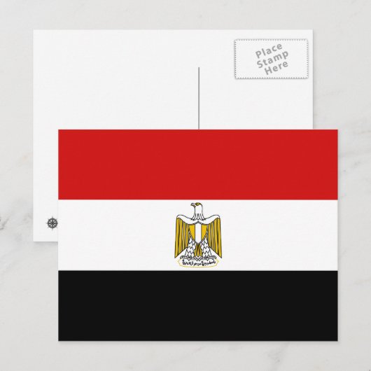 Egyptisch Briefkaart (Voorkant / Achterkant)