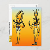 Egyptisch Briefkaart (Voorkant / Achterkant)