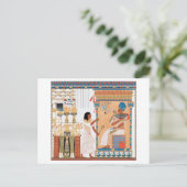 Egyptisch Briefkaart voor koninklijk ontwerp (Staand voorkant)