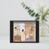 Egyptisch Briefkaart voor koninklijk ontwerp (Staand voorkant)