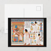 Egyptisch Briefkaart voor koninklijk ontwerp (Voorkant / Achterkant)