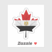 Egyptisch Canadese Sticker (Vel)