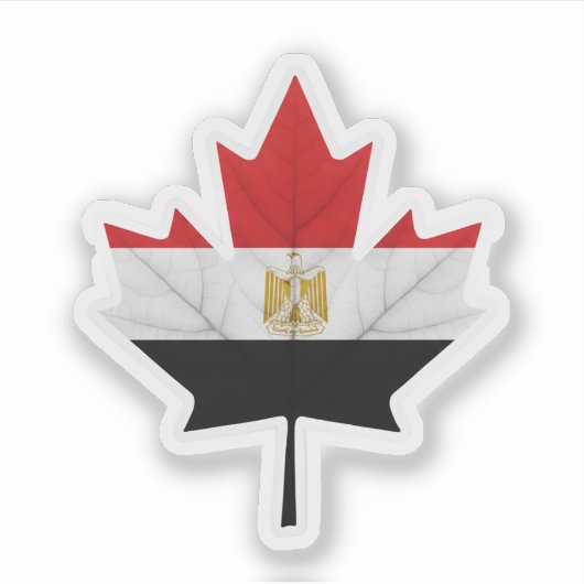 Egyptisch Canadese Sticker (Voorkant)