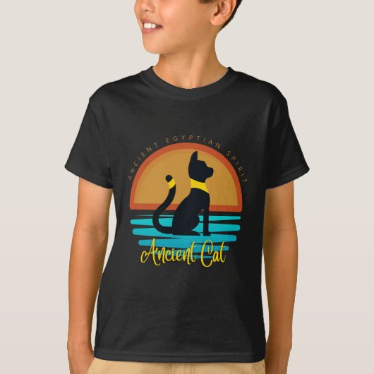 Egyptisch Cat T Shirt (Voorkant)