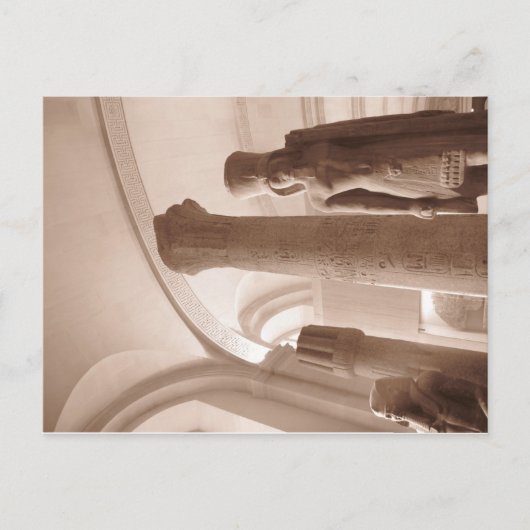 Egyptisch collectie in het Louvre Museum in Parijs Briefkaart (Voorkant)