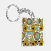 Egyptisch design #1 op Emporio Moffa Sleutelhanger (Voorkant Links)