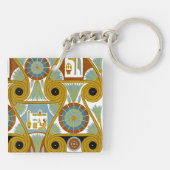 Egyptisch design #1 op Emporio Moffa Sleutelhanger (Achterkant)