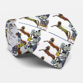 Egyptisch design #2 op Emporio Moffa Stropdas (Opgerold)