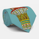 Egyptisch design #3 op Emporio Moffa Stropdas (Opgerold)