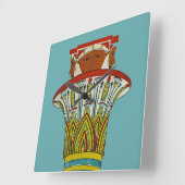 Egyptisch design #3 op Emporio Moffa Vierkante Klok (Hoek)