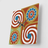 Egyptisch design #4 op Emporio Moffa Vierkante Klok (Hoek)