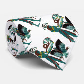 Egyptisch design #5 op Emporio Moffa Stropdas (Opgerold)