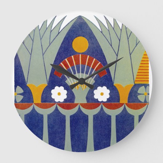 Egyptisch design #7 op Emporio Moffa Grote Klok (Voorkant)