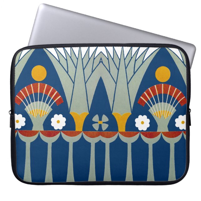 Egyptisch design #7 op Emporio Moffa Laptop Sleeve (Voorkant)