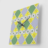 Egyptisch design #9 op Emporio Moffa Vierkante Klok (Hoek)