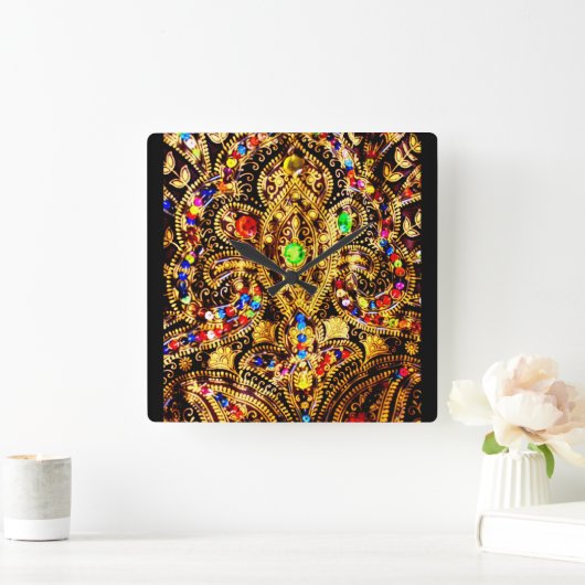 Egyptisch Dress Pattern Vierkante Klok (Huis)