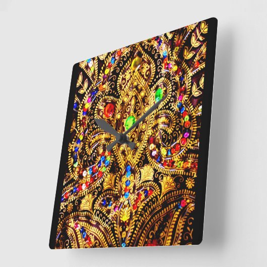 Egyptisch Dress Pattern Vierkante Klok (Hoek)