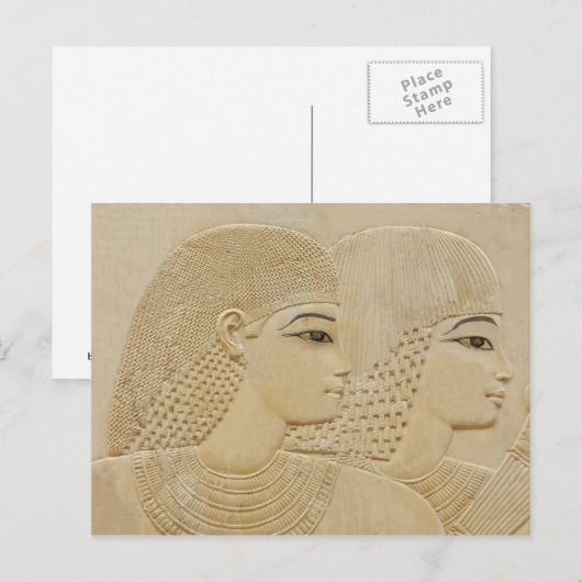 Egyptisch echtpaar briefkaart (Voorkant / Achterkant)