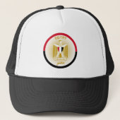 Egyptisch Erfgoed Embleem Trucker Pet (Voorkant)