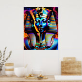 Egyptisch Farao Poster (Keuken)