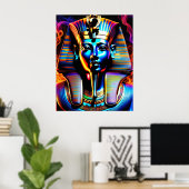 Egyptisch Farao Poster (Thuiskantoor)