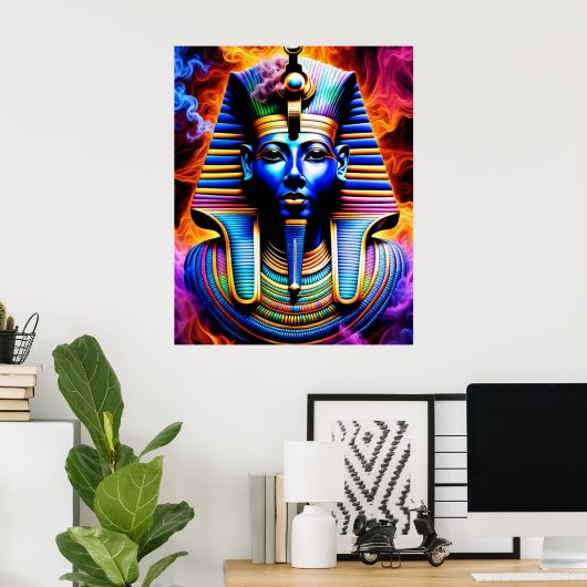 Egyptisch Farao Poster (Thuiskantoor)