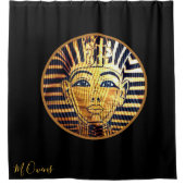 Egyptisch Farao Theme Douchegordijn (Voorkant)