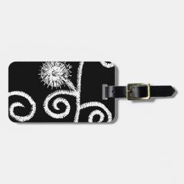 Egyptisch Floral Design Bagagelabel