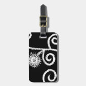 Egyptisch Floral Design Bagagelabel (Voorkant verticaal)