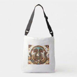 Egyptisch geïnspireerde draken crossbody tas
